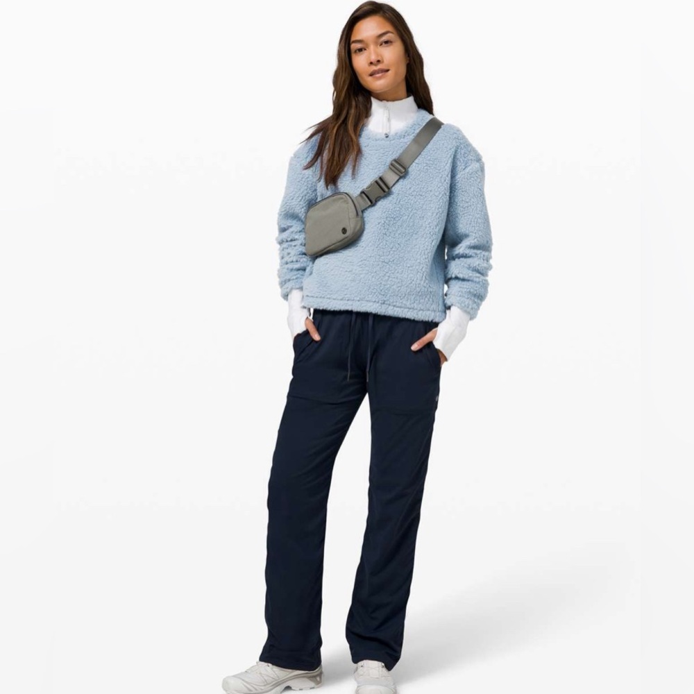 Lululemon Wool Whenever Crew Chambray size 6